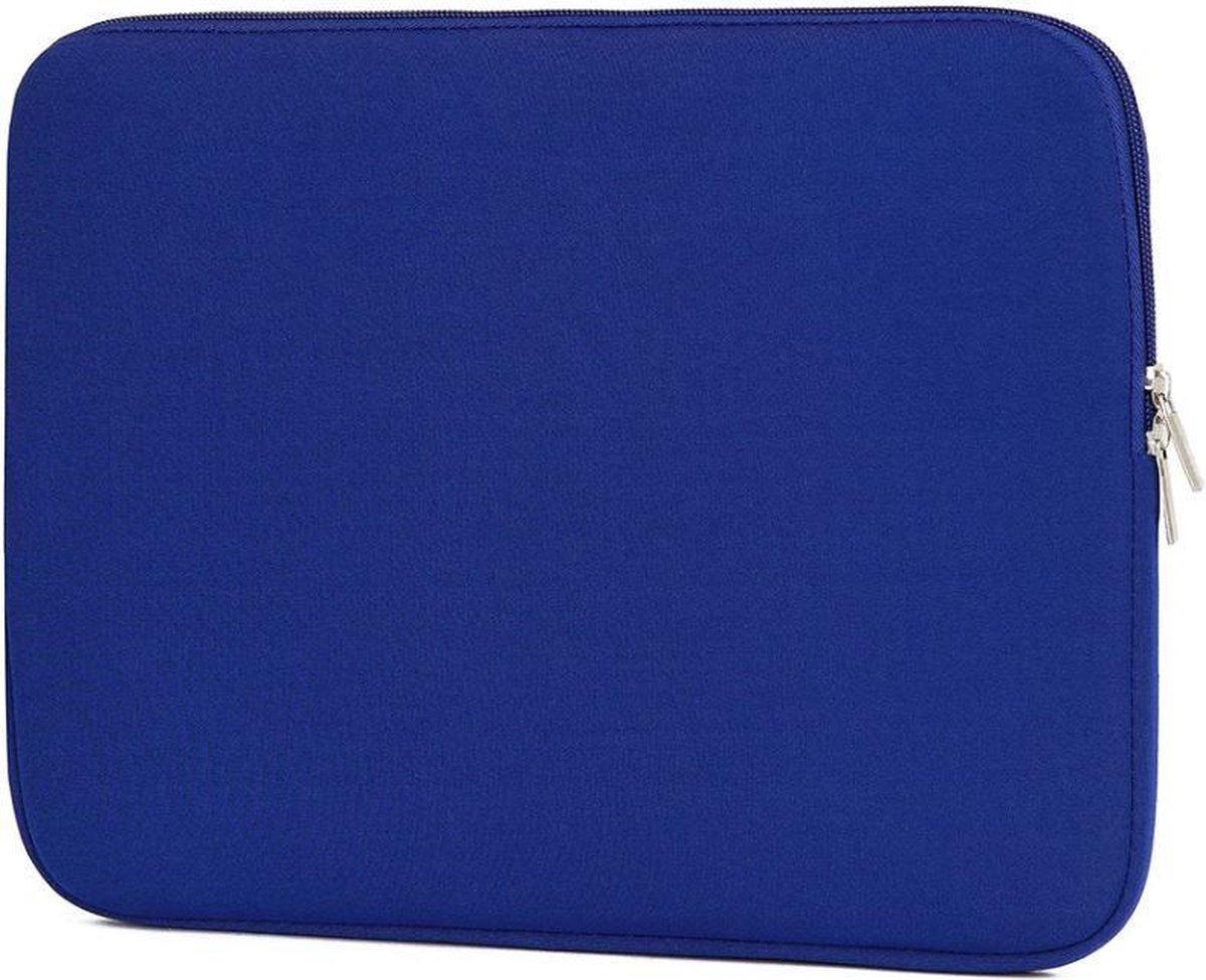 Tech Supplies | Neopreen Soft Sleeve Voor de Apple Macbook Air / Pro (Retina) 15 Inch – 15.4” Laptop Donker Blauw